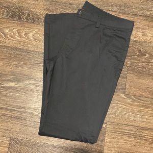 Mens grey dress pants, waist 38, length 34 -EUC